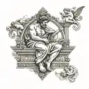 Sistine chapel tattoo design idea