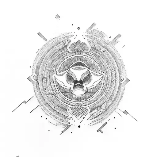 good vibe tattoo design idea