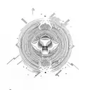 good vibe tattoo design idea