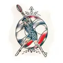 Handball  tattoo design idea