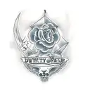 duality power tattoo design idea