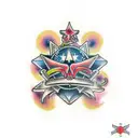 duality power tattoo design idea