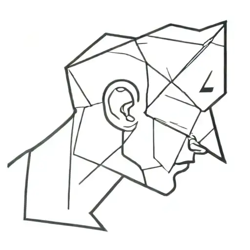 suffering from depression. mind exploding. a little psychedelic. face exploding tattoo design idea