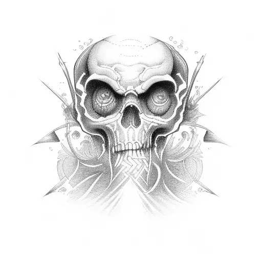 eternal life in heaven tattoo design idea