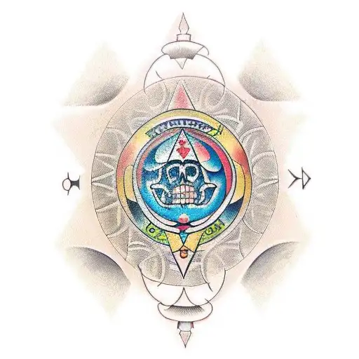 4 agreements toltec symbol tattoo design idea