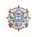 4 agreements toltec symbol tattoo design idea