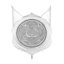 Persian zoroastrian tattoo design idea