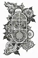 religion confusion tattoo design idea