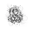 Create a sleeve tattoo featuring vultures carrying roses in their talons tattoo design idea