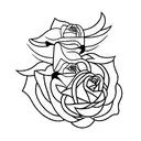 Create a sleeve tattoo featuring vultures carrying roses in their talons tattoo design idea