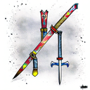 scottish sword tattoo design idea