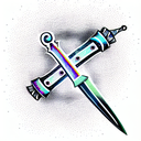 scottish sword tattoo design idea