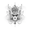 line work, anxiety, PTSD, rebirth tattoo design idea