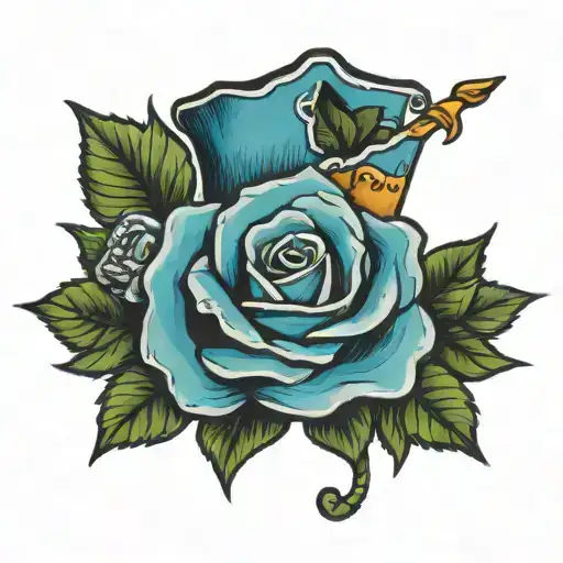 Gangsta tattoo design idea