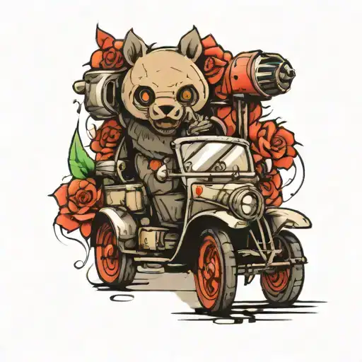 imr engineer vehicle tattoo design idea