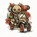 imr engineer vehicle tattoo design idea