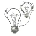 It's time to burn bridges, time to look for an answer and change burned-out light bulbs tattoo design idea
