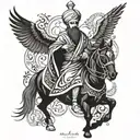 Imam Ali tattoo design idea