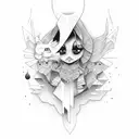 Riley Jade in fine line script writing  tattoo design idea