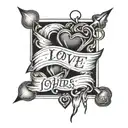 love hurts you! Pain tattoo design idea