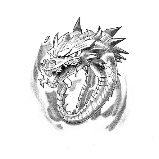 dragon ball tattoo design idea