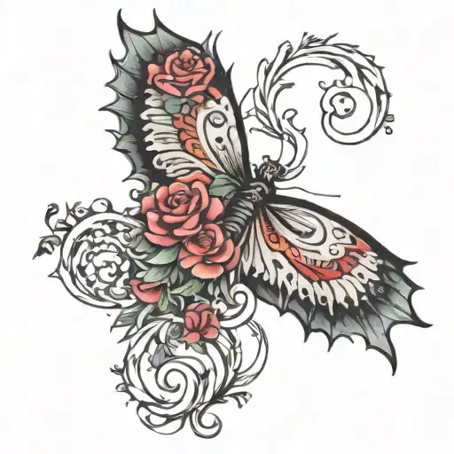 anxiety depression untrust tattoo design idea