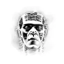 Frankenstein  tattoo design idea