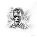 Frankenstein  tattoo design idea