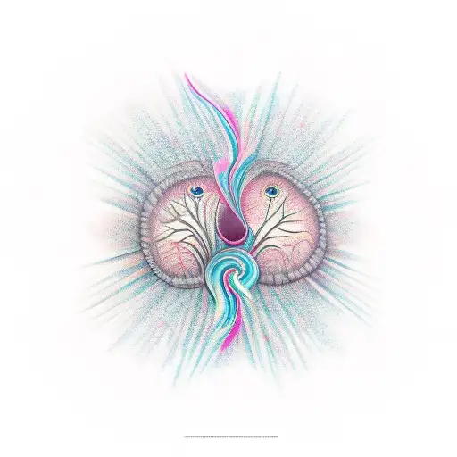 vulva tattoo design idea