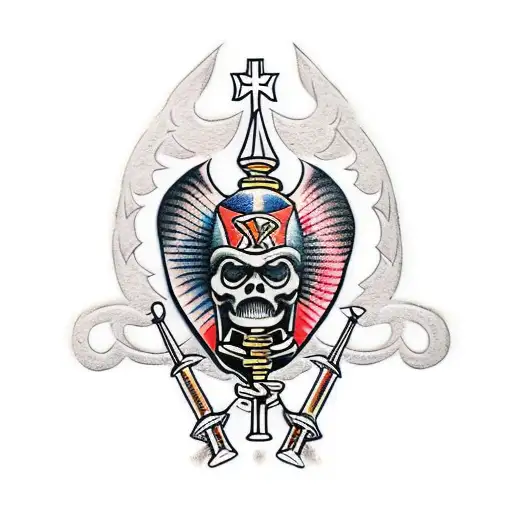Saint Michael  tattoo design idea