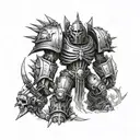 carcharodons astra Warhammer 40k universe tattoo design idea
