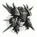 carcharodons astra Warhammer 40k universe tattoo design idea