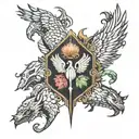 bts themed tattoo tattoo design idea