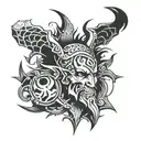design a tatoo similar to baldur's tattoos from god of war tattoo design idea