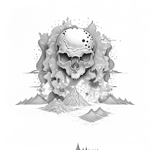 Valley of death  tattoo design idea