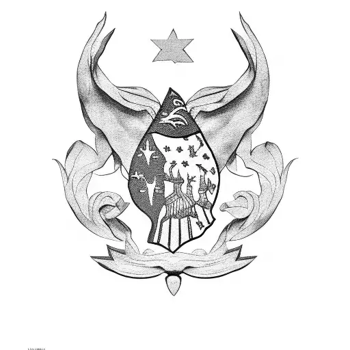 country of Lebanon tattoo design idea