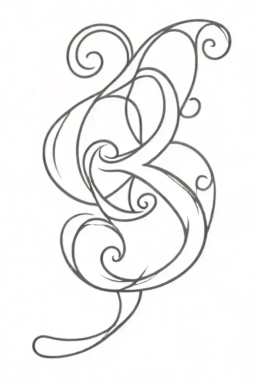 ampersand tattoo design idea
