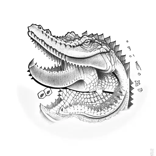 crocodile' in Illustrative Tattoos • Search in +1.3M Tattoos Now • Tattoodo