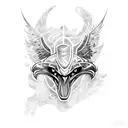 seahawk tattoo design idea