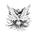 seahawk tattoo design idea