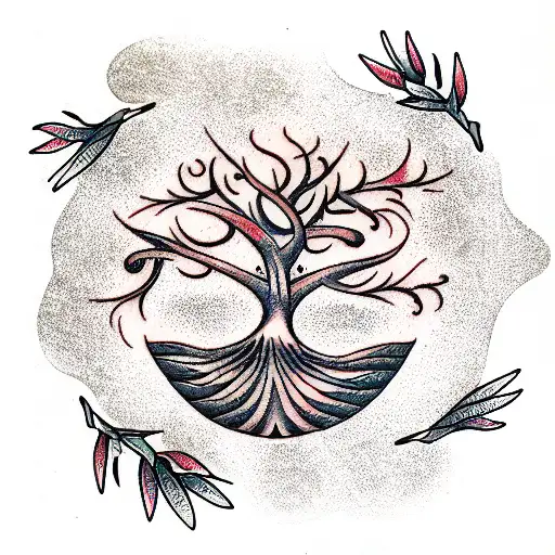 Tree of Life tattoo design idea