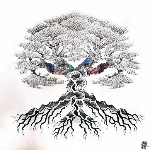 Tree of Life tattoo design idea