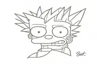 bart Simpson tattoo design idea