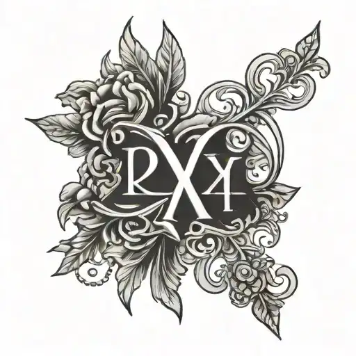 birth date Roman numerals tattoo design idea
