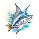 sailfish tattoo design idea