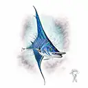 sailfish tattoo design idea