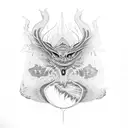 Schizophrenia tattoo design idea