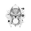 Schizophrenia tattoo design idea