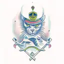 Schizophrenia tattoo design idea