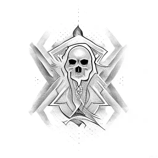 mirror break tattoo design idea